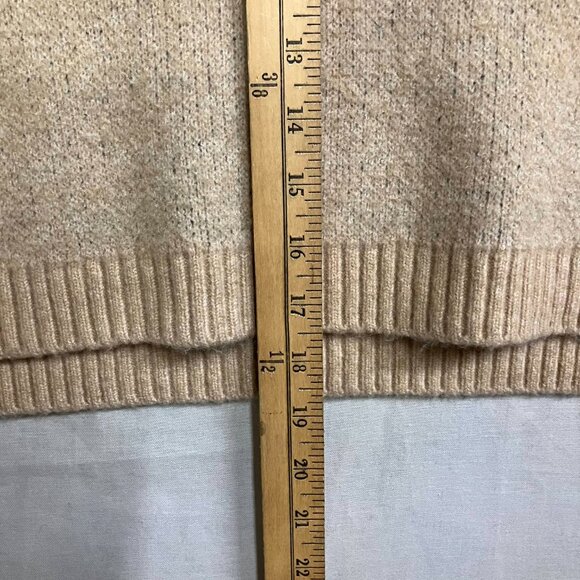 Wild Fable Women's XXL Beige Fair Isle Pullover Knit Cozy Soft Cropped Sweater - Picture 10 of 10